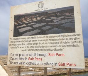 Salt pan sign